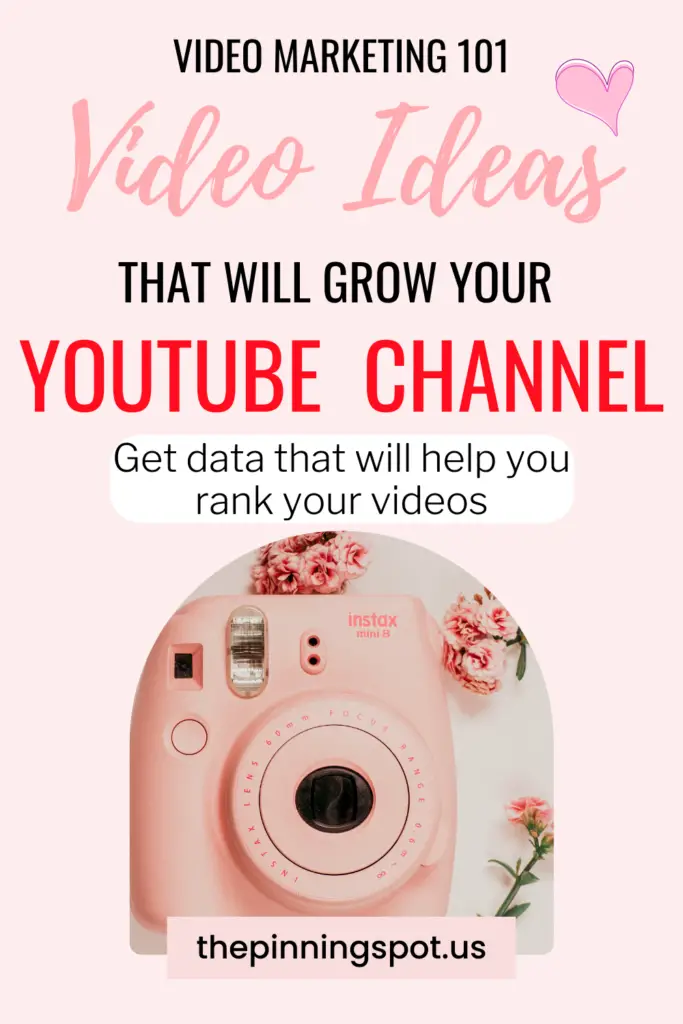 video marketing: Video Ideas that will grow your youtube channel fast.