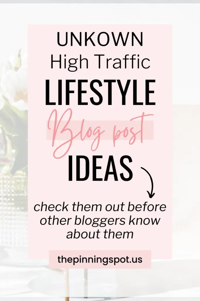 Lifestyle blog post ideas for new bloggers, beginner bloggers that ensures you don't run out of ideas - blogging tips| blogging for beginners.