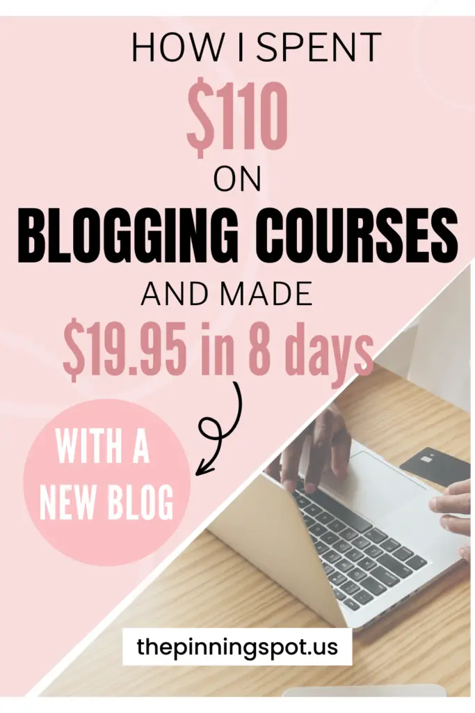 The blogging courses that helped me make money blogging