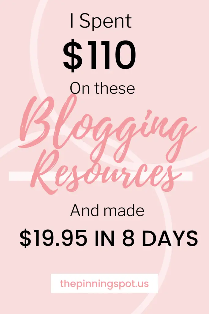 These blogging resources helped me make money as a beginner blogger.